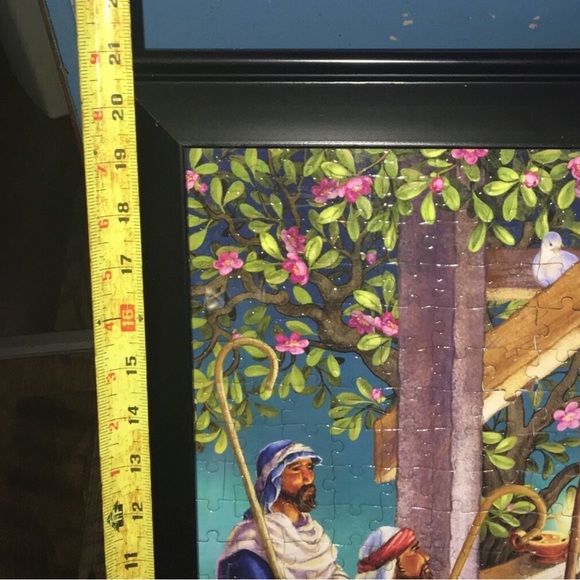 Puzzle with frame Jesus birth 3 kings Nativity of Jesus 27 x 21 - Picture 6 of 6